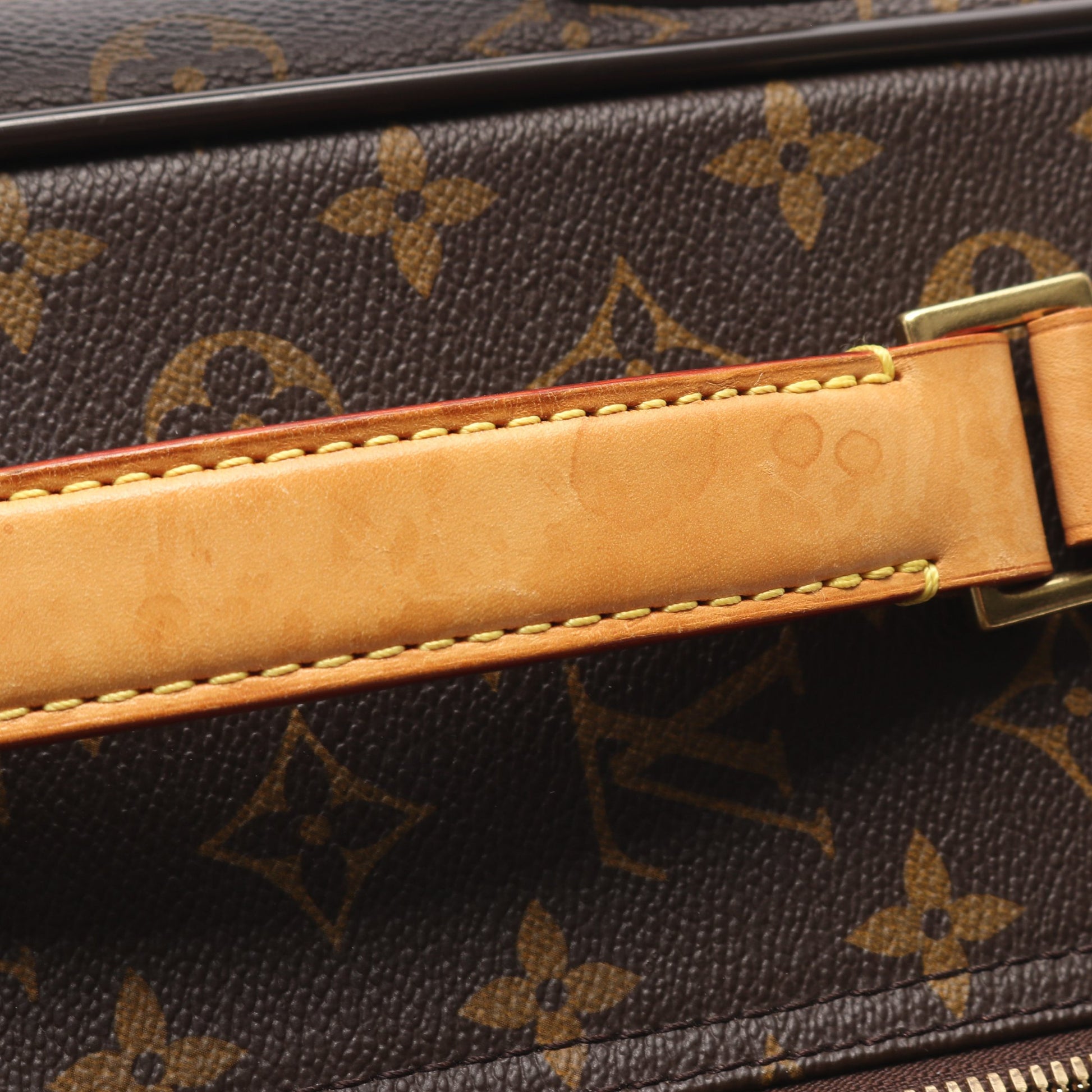 トロリー50 ボスフォール キャリーバッグ キャリーケース スーツケース PVC レザー ブラウン ルイヴィトン バッグ LOUIS VUITTON