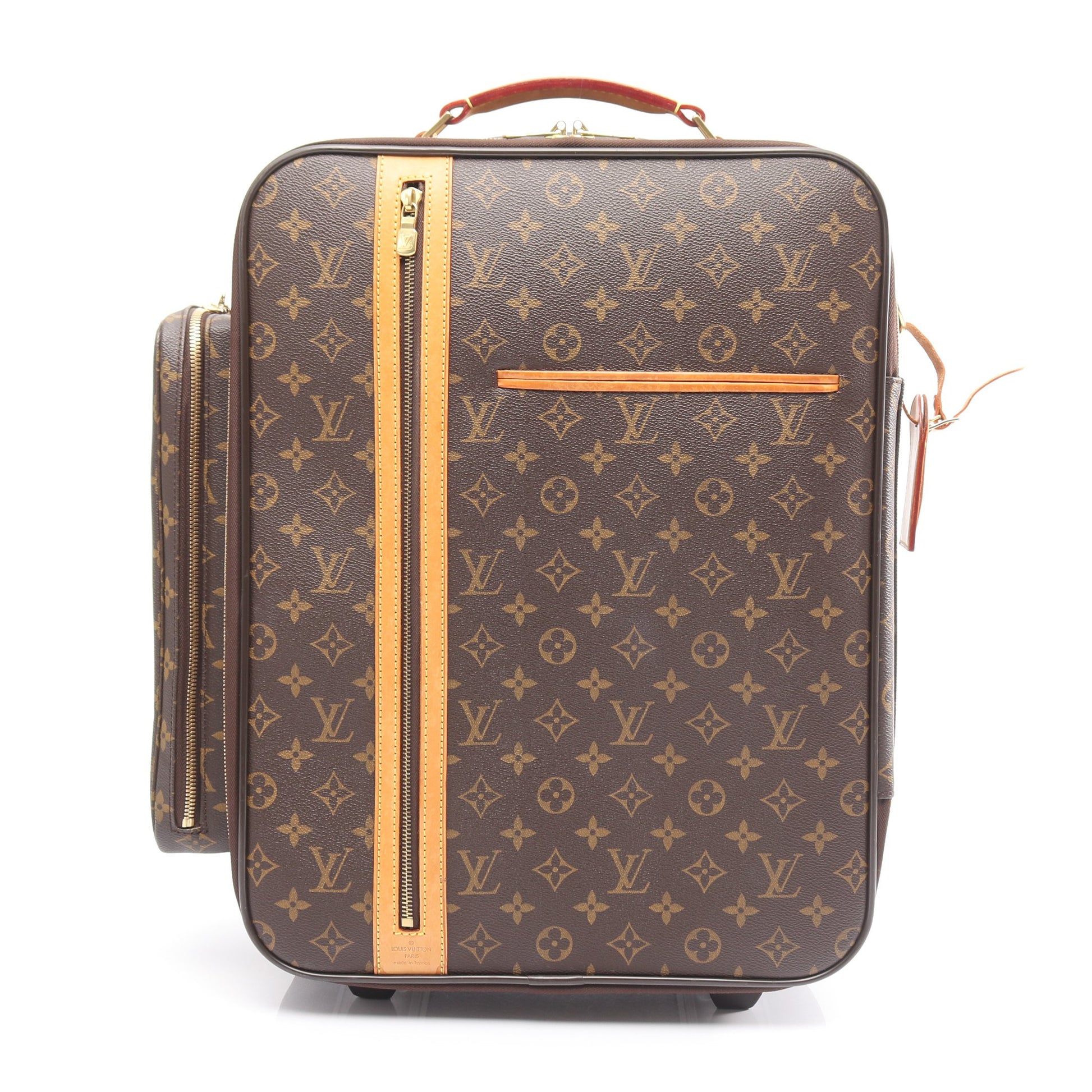 トロリー50 ボスフォール キャリーバッグ キャリーケース スーツケース PVC レザー ブラウン ルイヴィトン バッグ LOUIS VUITTON
