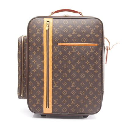 トロリー50 ボスフォール キャリーバッグ キャリーケース スーツケース PVC レザー ブラウン ルイヴィトン バッグ LOUIS VUITTON
