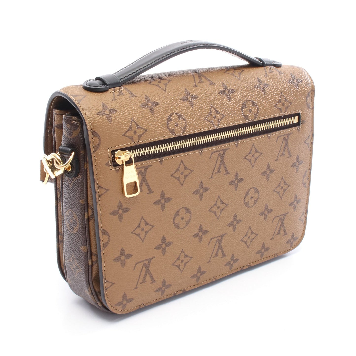 ポシェット メティス MM モノグラムリバース ハンドバッグ PVC レザー ブラウン ブラック 2WAY ルイヴィトン バッグ LOUIS VUITTON