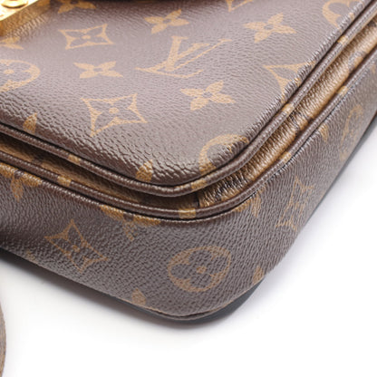 ポシェット メティス MM モノグラムリバース ハンドバッグ PVC レザー ブラウン ブラック 2WAY ルイヴィトン バッグ LOUIS VUITTON