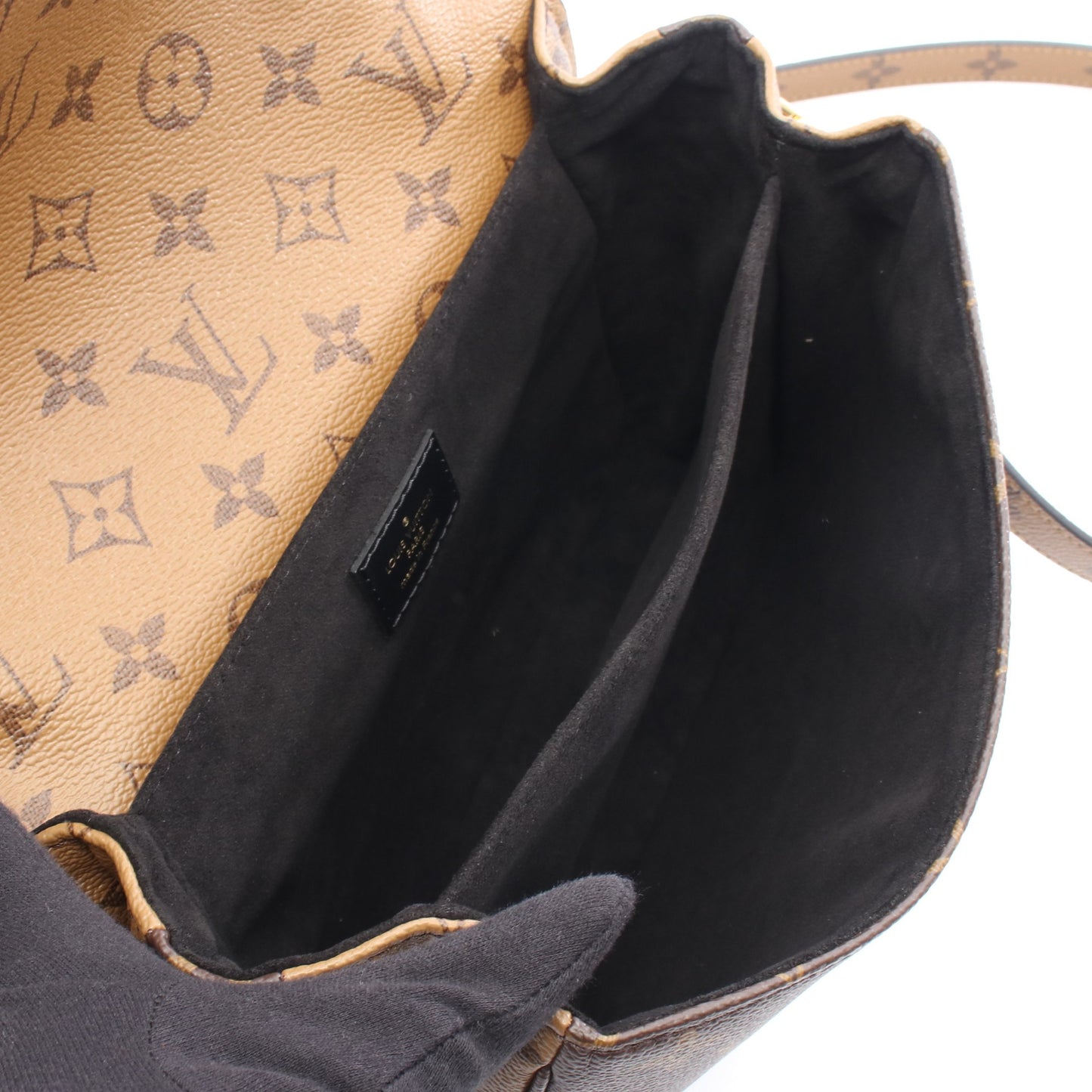 ポシェット メティス MM モノグラムリバース ハンドバッグ PVC レザー ブラウン ブラック 2WAY ルイヴィトン バッグ LOUIS VUITTON
