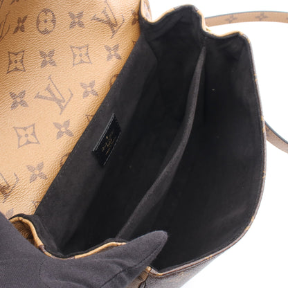 ポシェット メティス MM モノグラムリバース ハンドバッグ PVC レザー ブラウン ブラック 2WAY ルイヴィトン バッグ LOUIS VUITTON