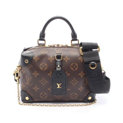 プティット マル スープル モノグラム ハンドバッグ PVC レザー ブラウン ブラック 2WAY ルイヴィトン バッグ LOUIS VUITTON