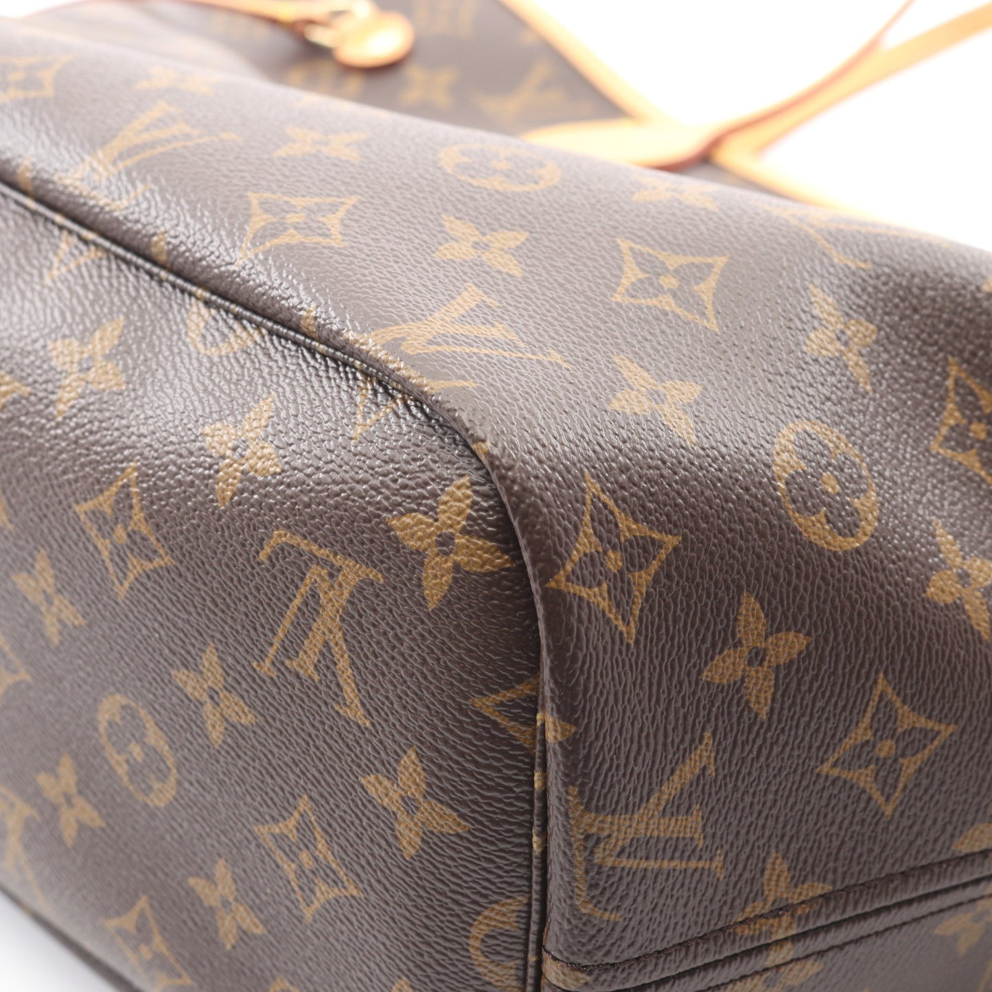 ネヴァーフル インサイドアウトMM モノグラム ショルダーバッグ トートバッグ PVC レザー キャンバス ブラウン オレンジ リバーシブル 2WAY ルイヴィトン バッグ LOUIS VUITTON