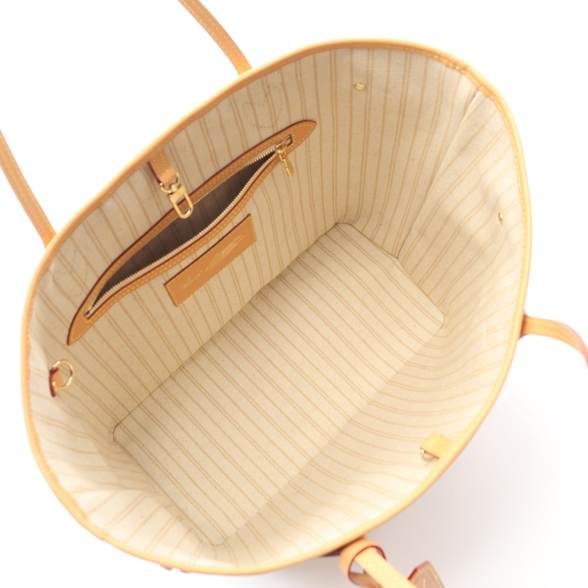 ネヴァーフルMM モノグラムオリジン ラン ショルダーバッグ トートバッグ PVC レザー ベージュ ルイヴィトン バッグ LOUIS VUITTON