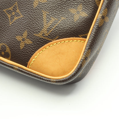 ダヌーブ モノグラム ショルダーバッグ PVC レザー ブラウン ルイヴィトン バッグ LOUIS VUITTON
