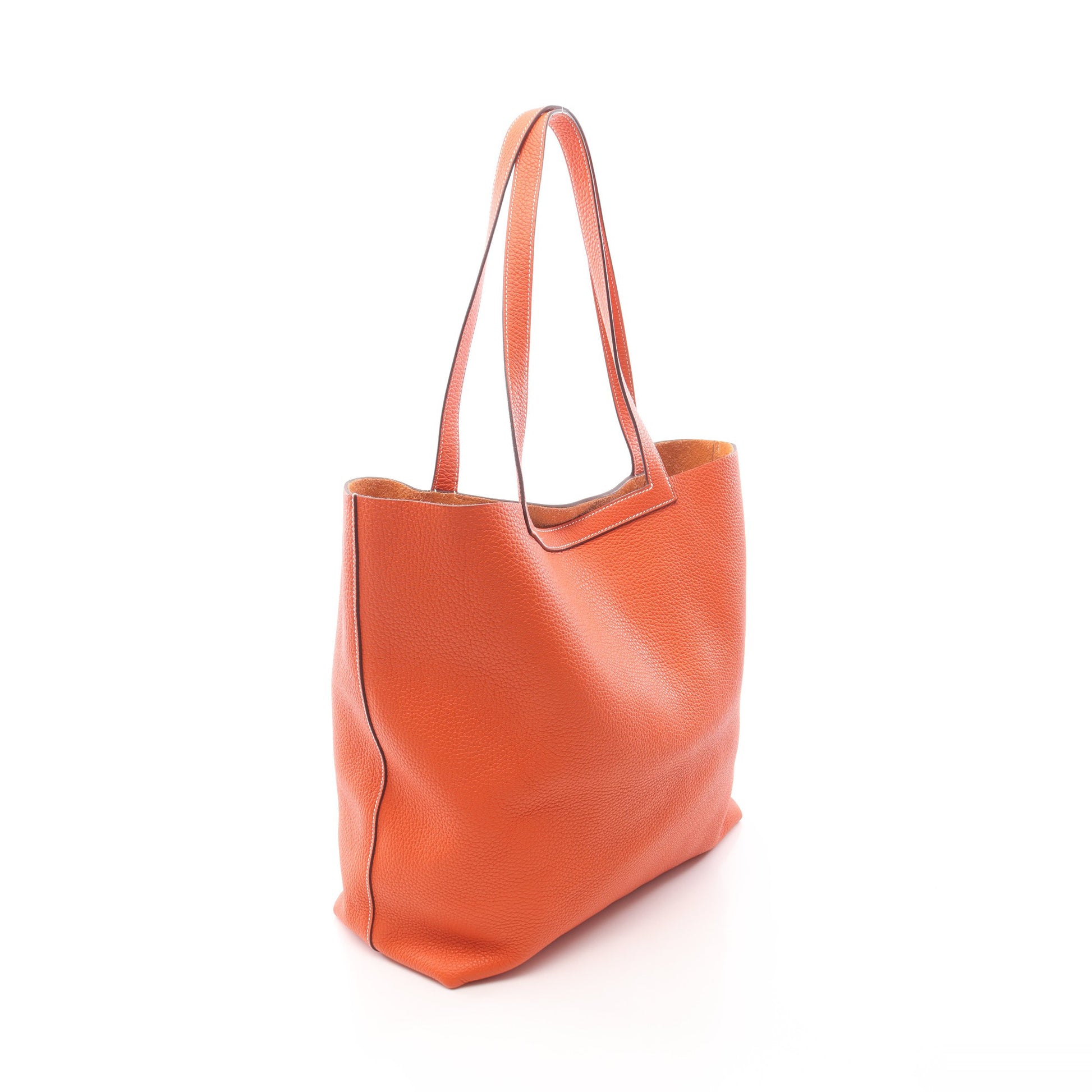カバセリエ46 オレンジポピー ショルダーバッグ トートバッグ トリヨンクレマンス オレンジ Z刻印 エルメス バッグ HERMES