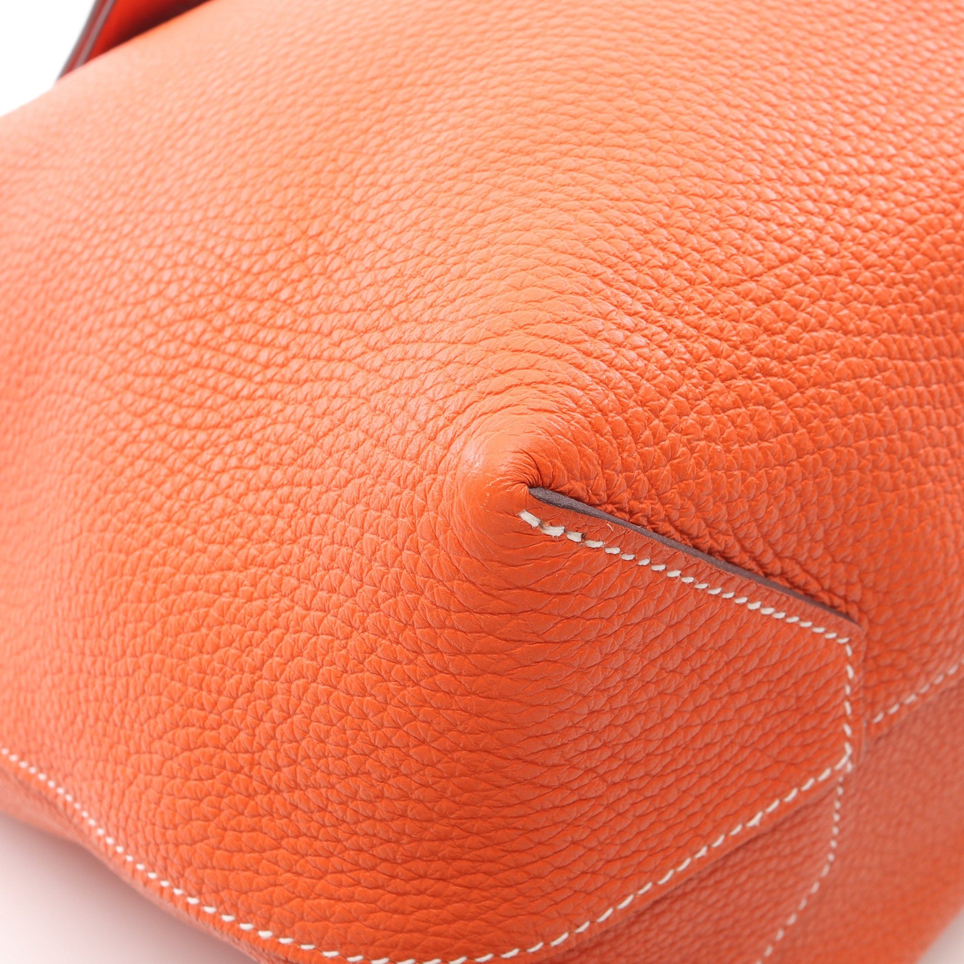 カバセリエ46 オレンジポピー ショルダーバッグ トートバッグ トリヨンクレマンス オレンジ Z刻印 エルメス バッグ HERMES