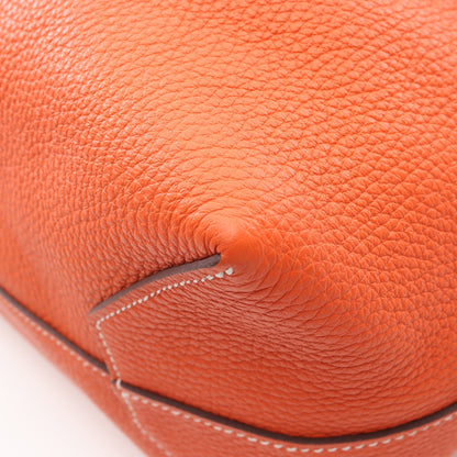 カバセリエ46 オレンジポピー ショルダーバッグ トートバッグ トリヨンクレマンス オレンジ Z刻印 エルメス バッグ HERMES