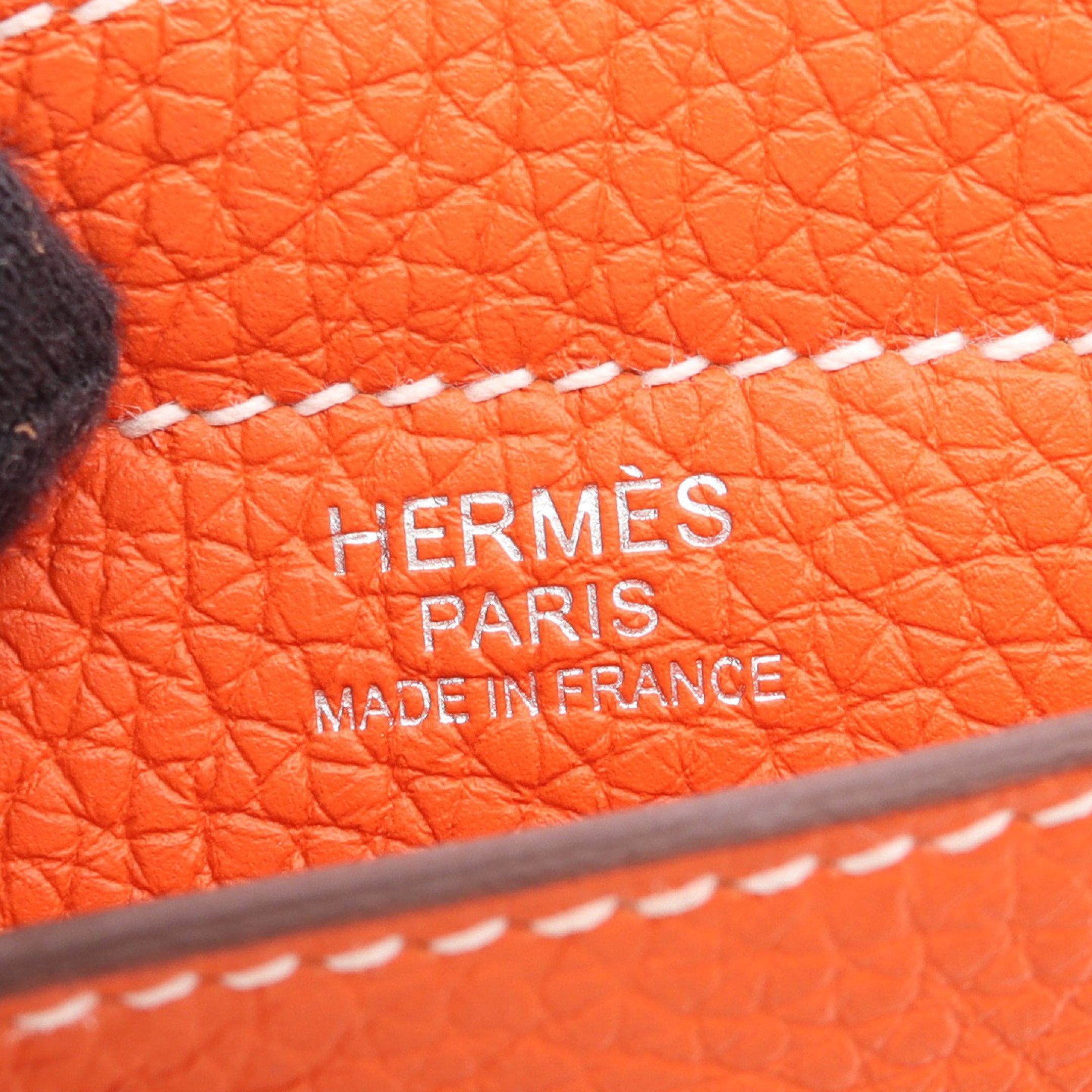 中古 エルメス HERMES レディース ショルダーバッグ オレンジ トリヨンクレマンス HERMES - 中古 エルメス HERMES レディース ショルダーバッグ オレンジ