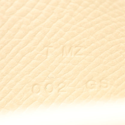 カルヴィ クレ コインケース ヴォーエプソン アイボリー シルバー金具 T刻印 エルメス 財布・小物 HERMES