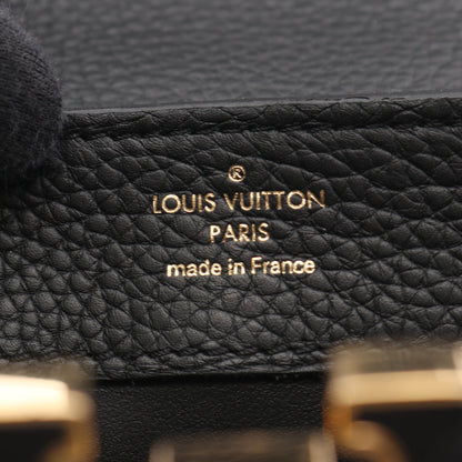 カプシーヌ MINI ノワール ハンドバッグ レザー ブラック 2WAY ルイヴィトン バッグ LOUIS VUITTON