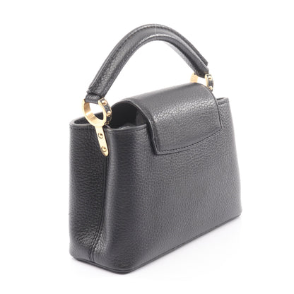 カプシーヌ MINI ノワール ハンドバッグ レザー ブラック 2WAY ルイヴィトン バッグ LOUIS VUITTON