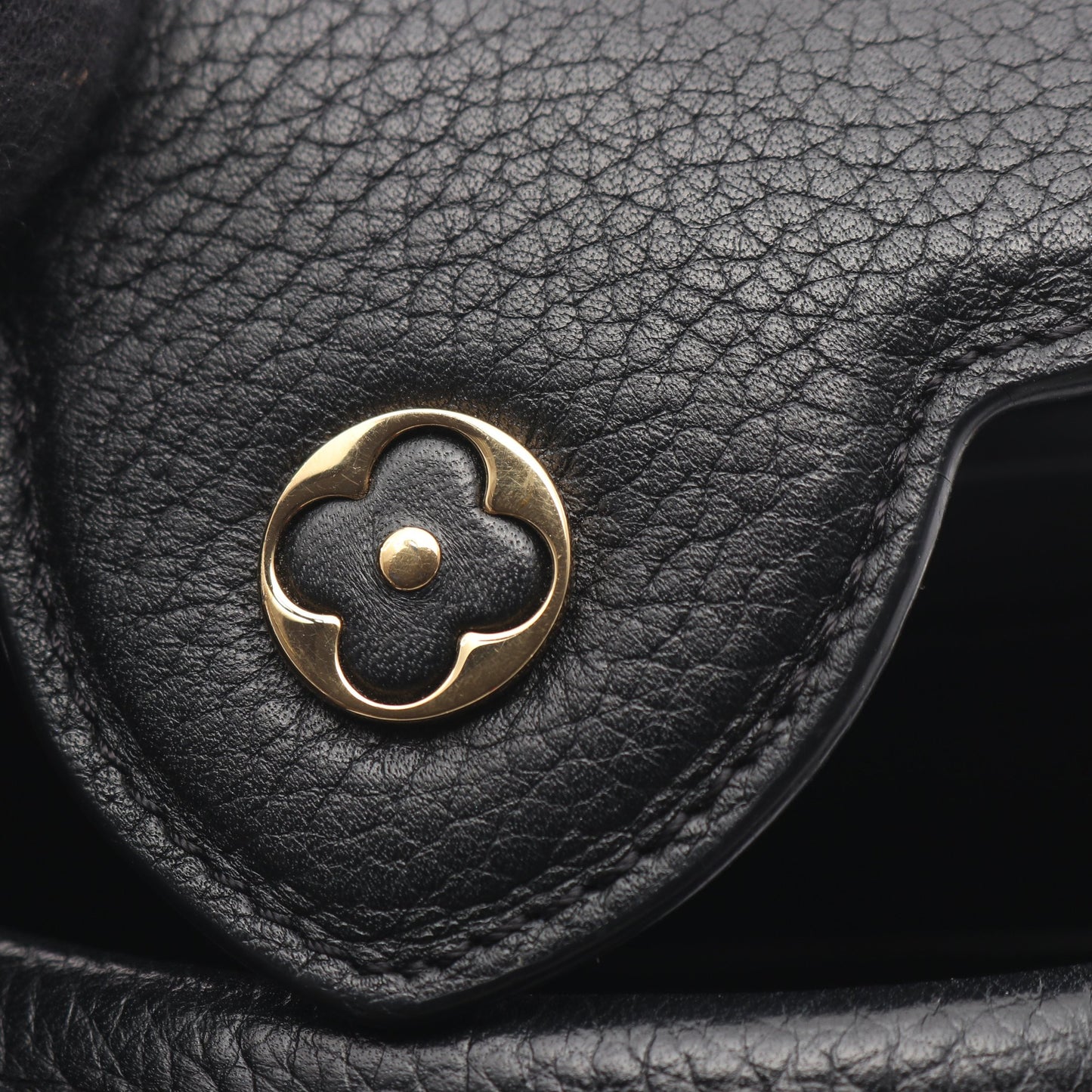 カプシーヌ MINI ノワール ハンドバッグ レザー ブラック 2WAY ルイヴィトン バッグ LOUIS VUITTON
