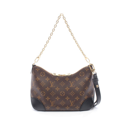 ブーローニュ NM モノグラム ノワール チェーンハンドバッグ PVC レザー ブラウン ブラック 2WAY ルイヴィトン バッグ LOUIS VUITTON