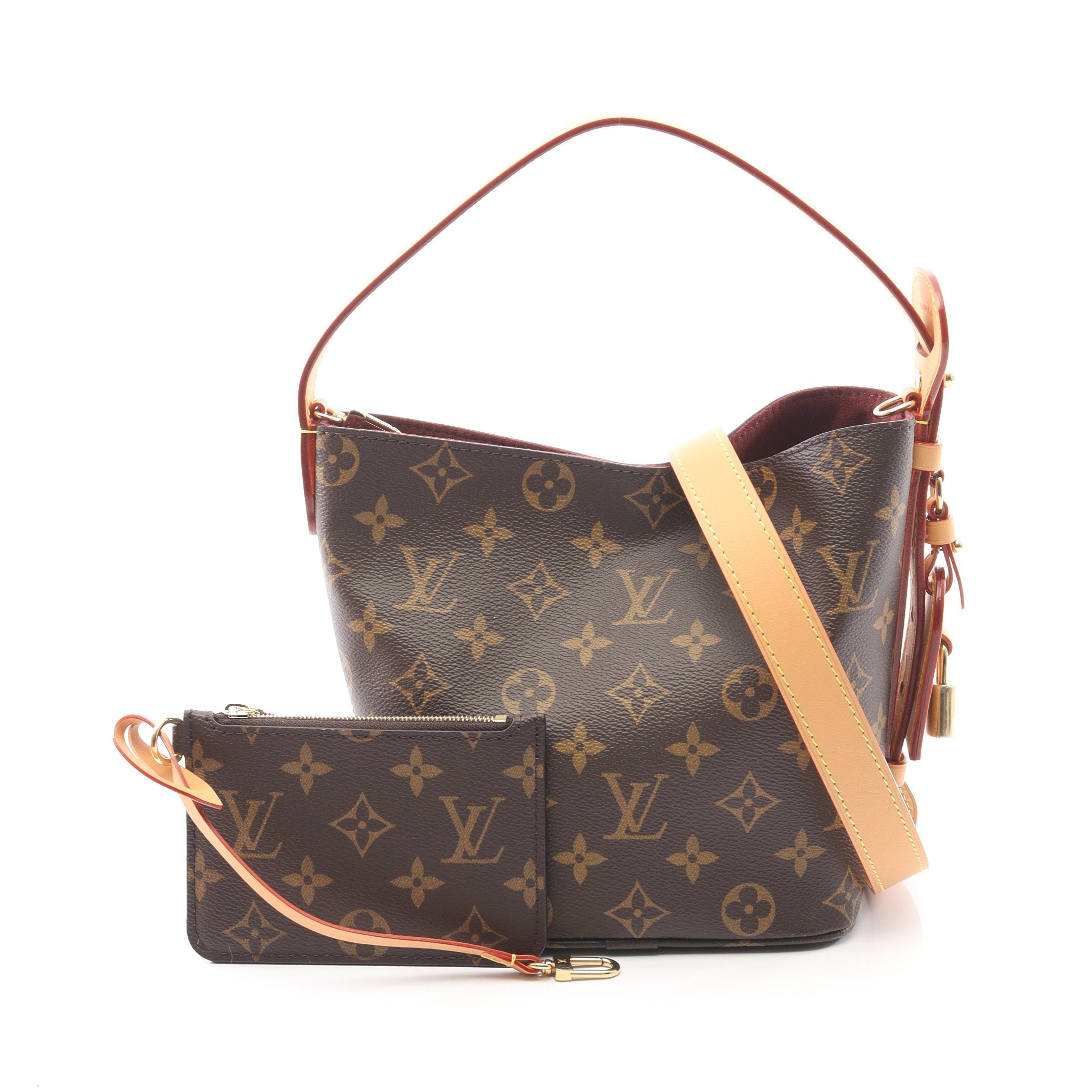 Louis Vuitton ブラウンレザービジネスバッグ LOUIS VUITTON】【ビジネスバッグ】ルイヴィトン『モノグラム