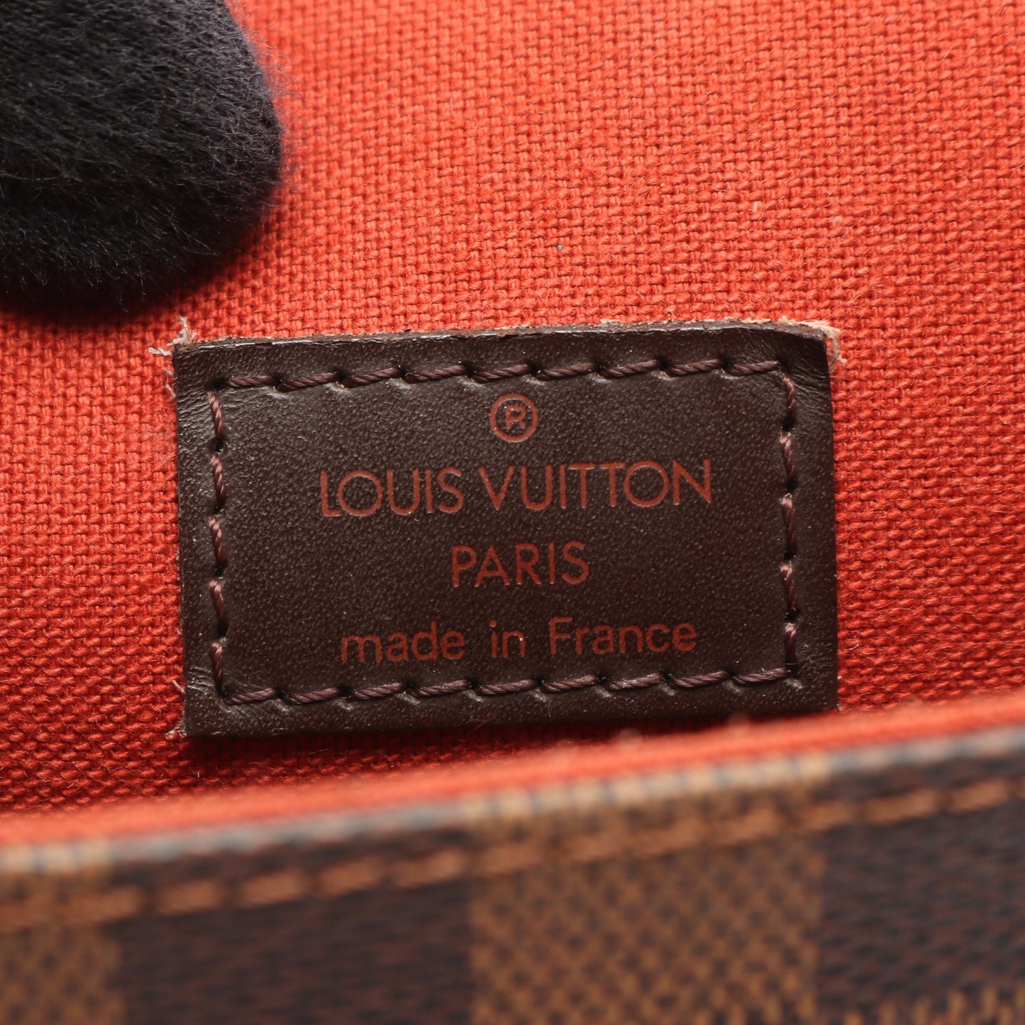 ポートベロー ダミエエベヌ ショルダーバッグ PVC レザー ブラウン ルイヴィトン バッグ LOUIS VUITTON
