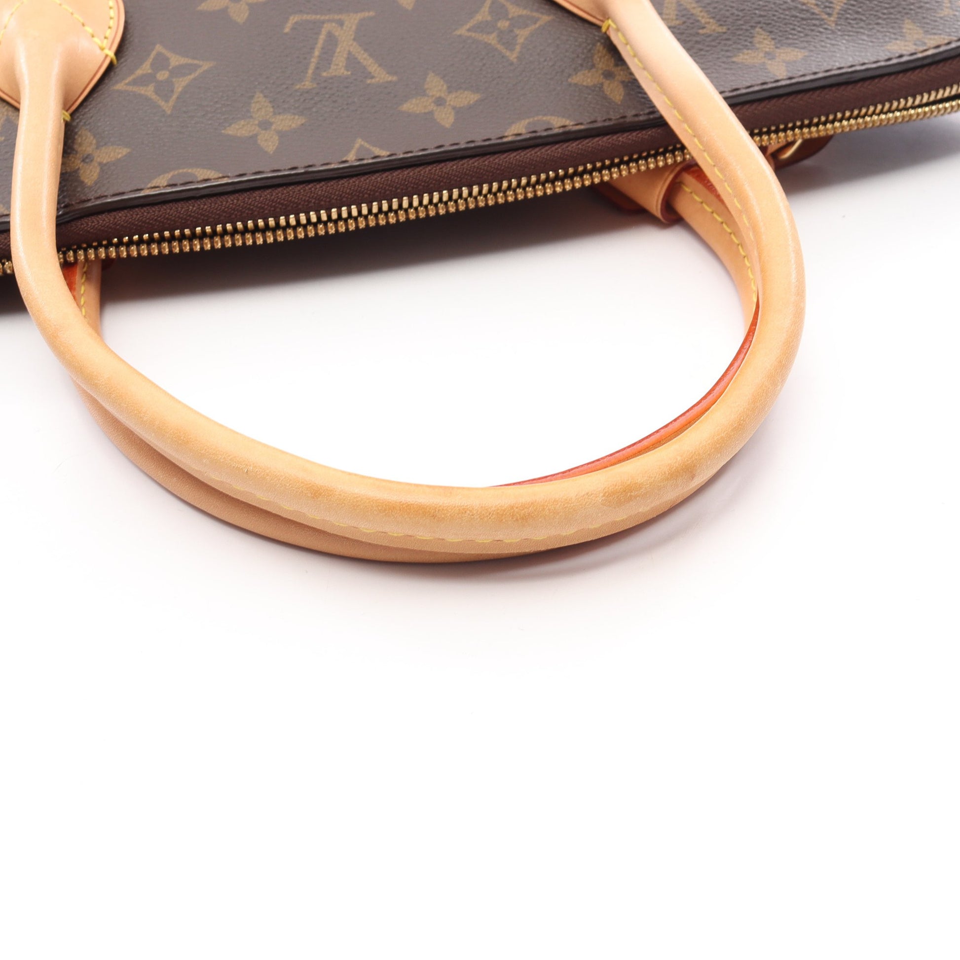 ロックイットMM モノグラム ハンドバッグ PVC レザー ブラウン ルイヴィトン バッグ LOUIS VUITTON