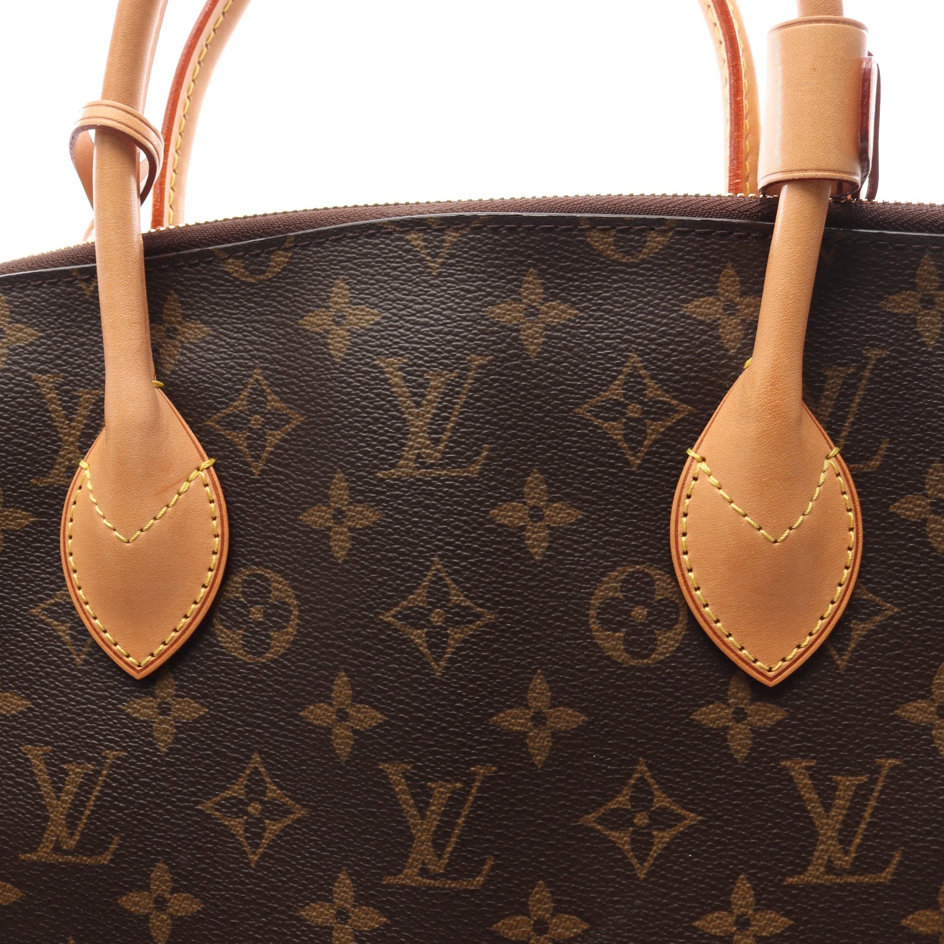 ロックイットMM モノグラム ハンドバッグ PVC レザー ブラウン ルイヴィトン バッグ LOUIS VUITTON