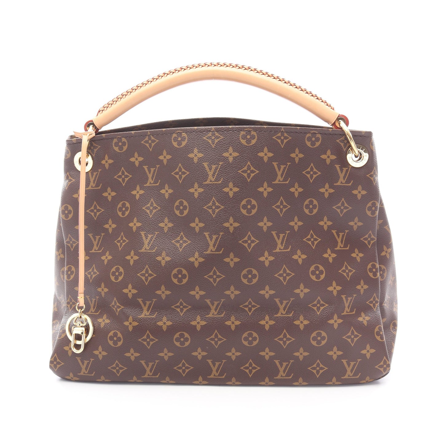 アーツィーMM モノグラム ショルダーバッグ PVC レザー ブラウン ルイヴィトン バッグ LOUIS VUITTON