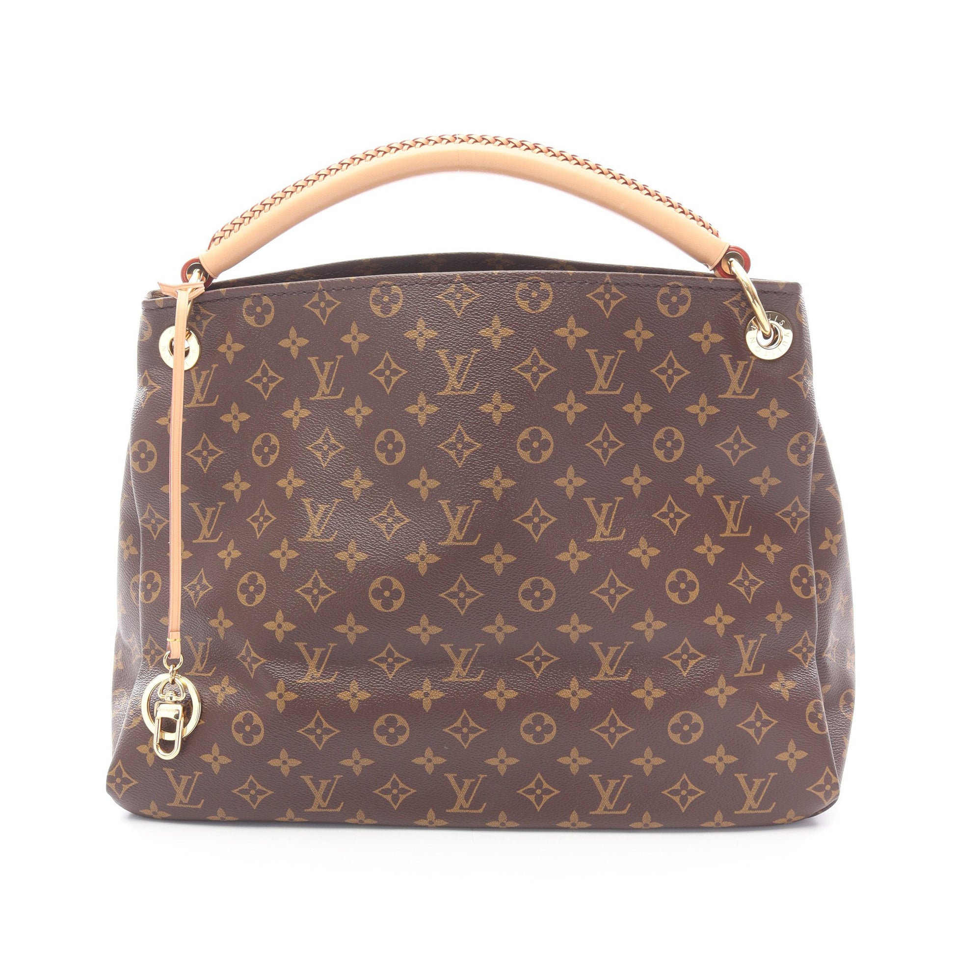 アーツィーMM モノグラム ショルダーバッグ PVC レザー ブラウン ルイヴィトン バッグ LOUIS VUITTON