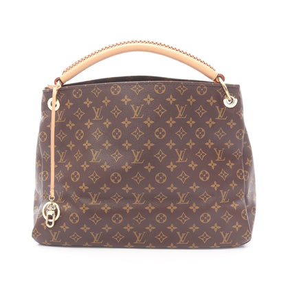 アーツィーMM モノグラム ショルダーバッグ PVC レザー ブラウン ルイヴィトン バッグ LOUIS VUITTON