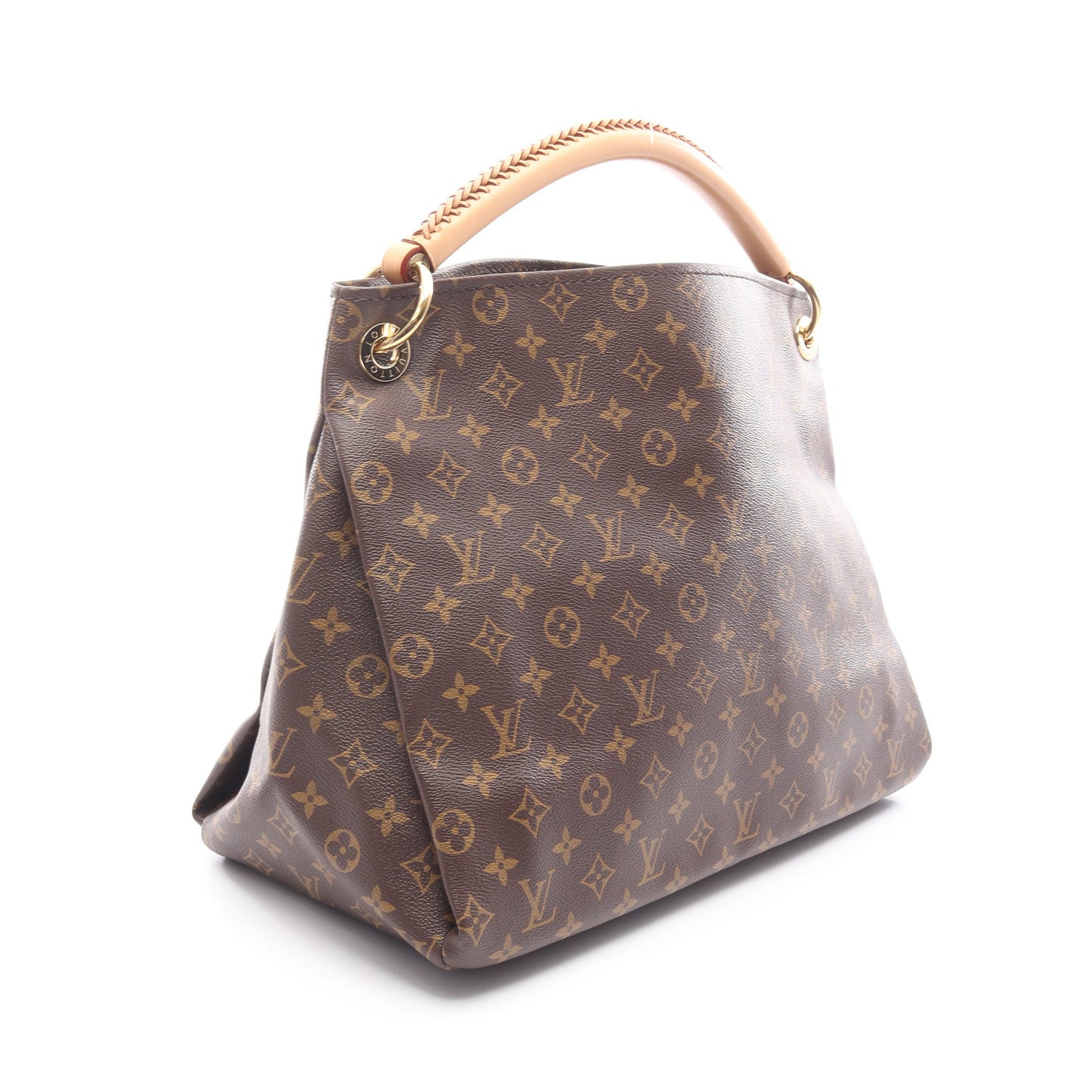 アーツィーMM モノグラム ショルダーバッグ PVC レザー ブラウン ルイヴィトン バッグ LOUIS VUITTON