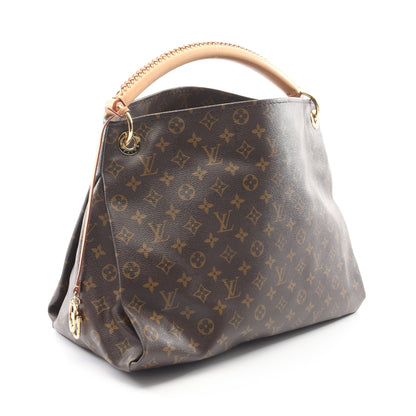 アーツィーMM モノグラム ショルダーバッグ PVC レザー ブラウン ルイヴィトン バッグ LOUIS VUITTON