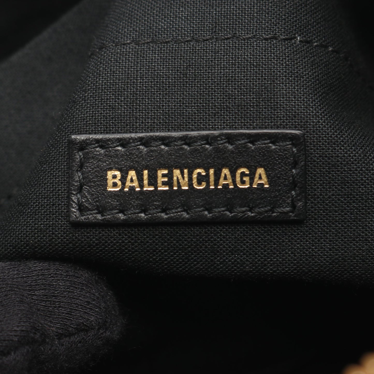 モナコ カメラバッグ チェーンショルダーバッグ レザー ブラック バレンシアガ バッグ BALENCIAGA