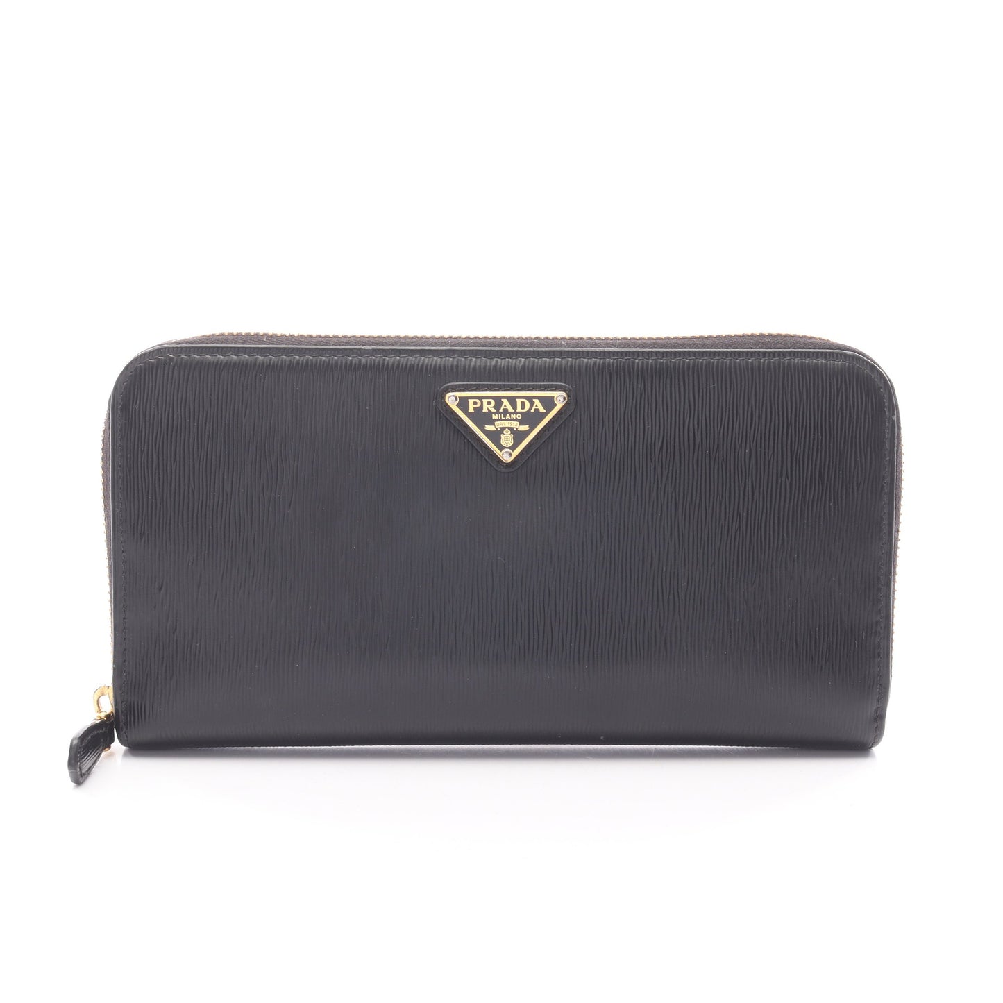VITTELLO MOVE TR ラウンドファスナー長財布 レザー ブラック プラダ 財布・小物 PRADA