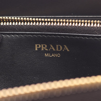 VITTELLO MOVE TR ラウンドファスナー長財布 レザー ブラック プラダ 財布・小物 PRADA