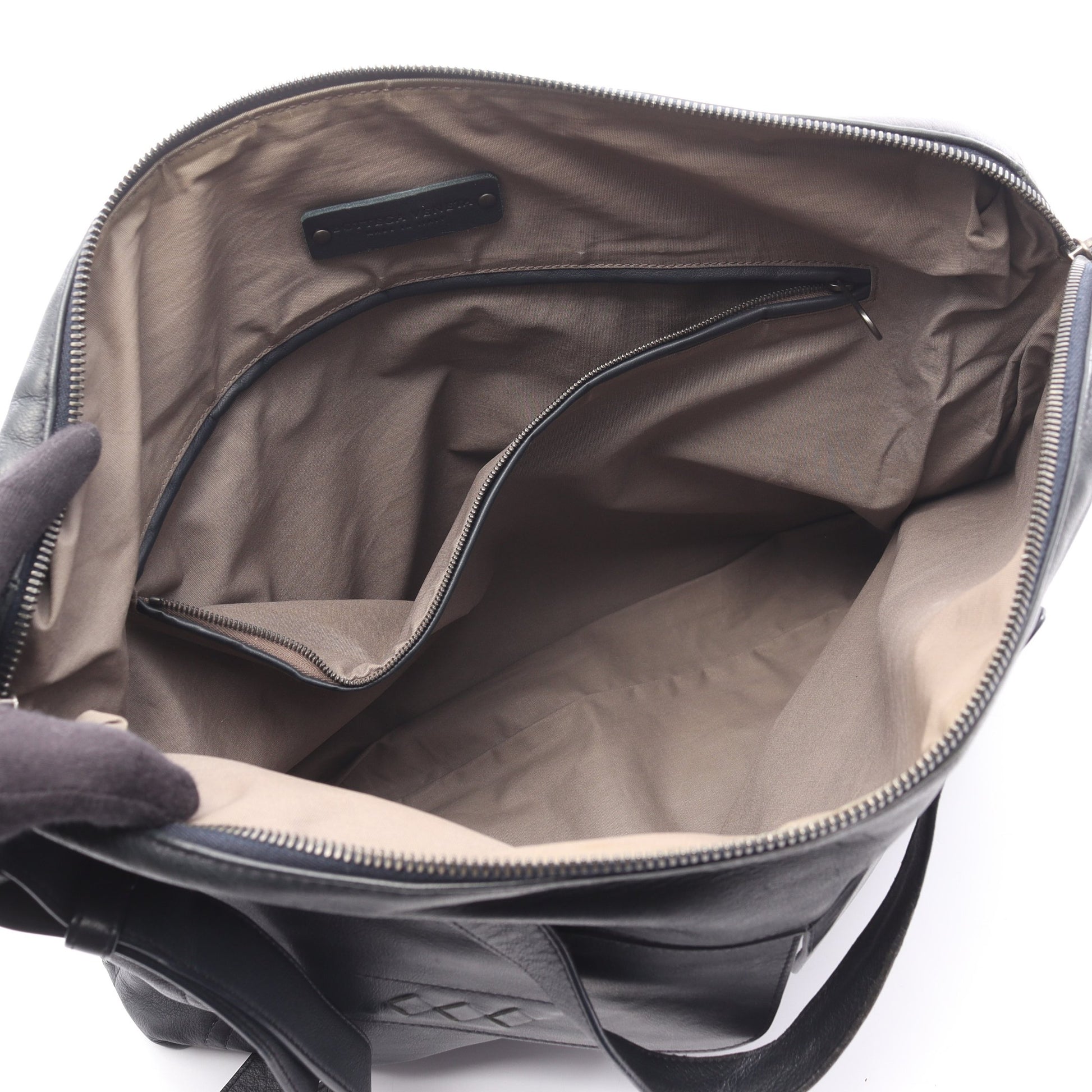 ブリーフケース ビジネスバッグ レザー ネイビー 2WAY ボッテガヴェネタ バッグ BOTTEGA VENETA