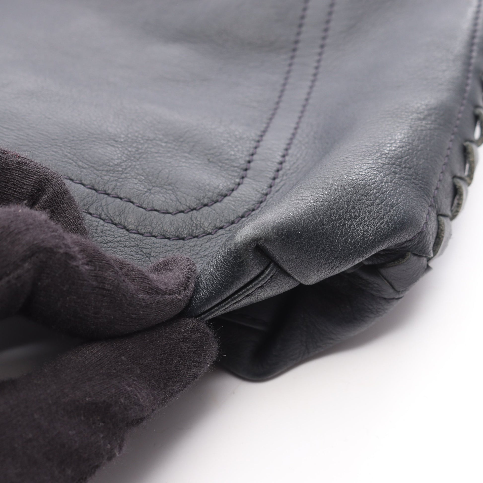 ブリーフケース ビジネスバッグ レザー ネイビー 2WAY ボッテガヴェネタ バッグ BOTTEGA VENETA