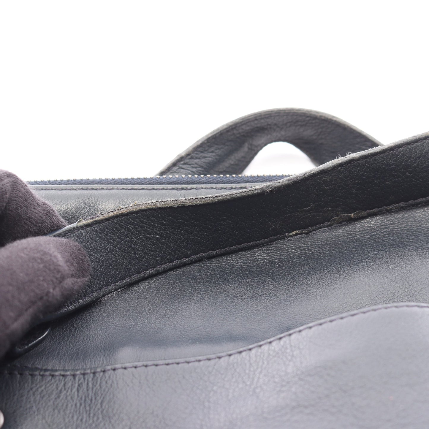 ブリーフケース ビジネスバッグ レザー ネイビー 2WAY ボッテガヴェネタ バッグ BOTTEGA VENETA