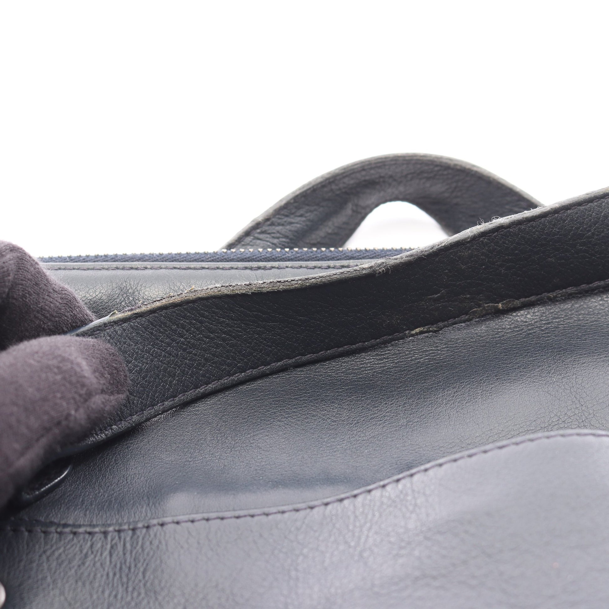 ブリーフケース ビジネスバッグ レザー ネイビー 2WAY ボッテガヴェネタ バッグ BOTTEGA VENETA