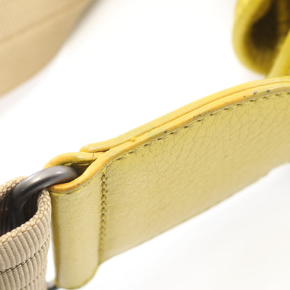 イントレチャート ショルダーバッグ レザー イエロー ボッテガヴェネタ バッグ BOTTEGA VENETA