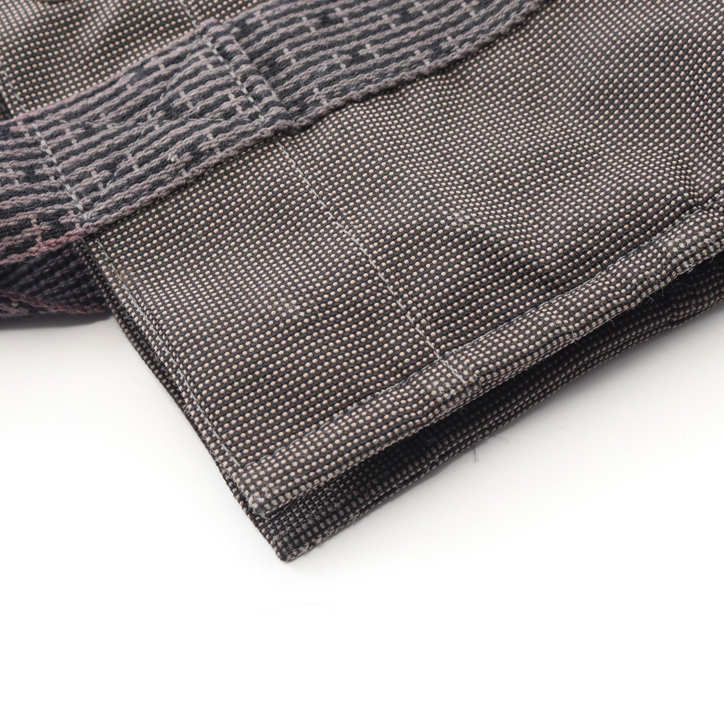 エールラインPM ハンドバッグ トートバッグ ナイロンキャンバス ダークグレー シルバー金具 エルメス バッグ HERMES
