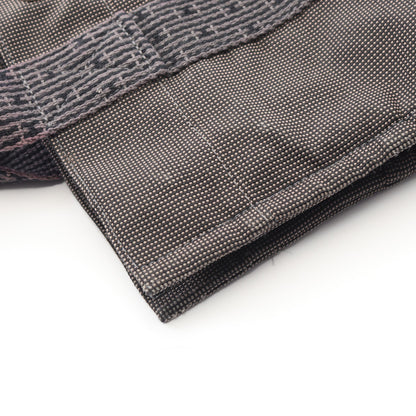 エールラインPM ハンドバッグ トートバッグ ナイロンキャンバス ダークグレー シルバー金具 エルメス バッグ HERMES