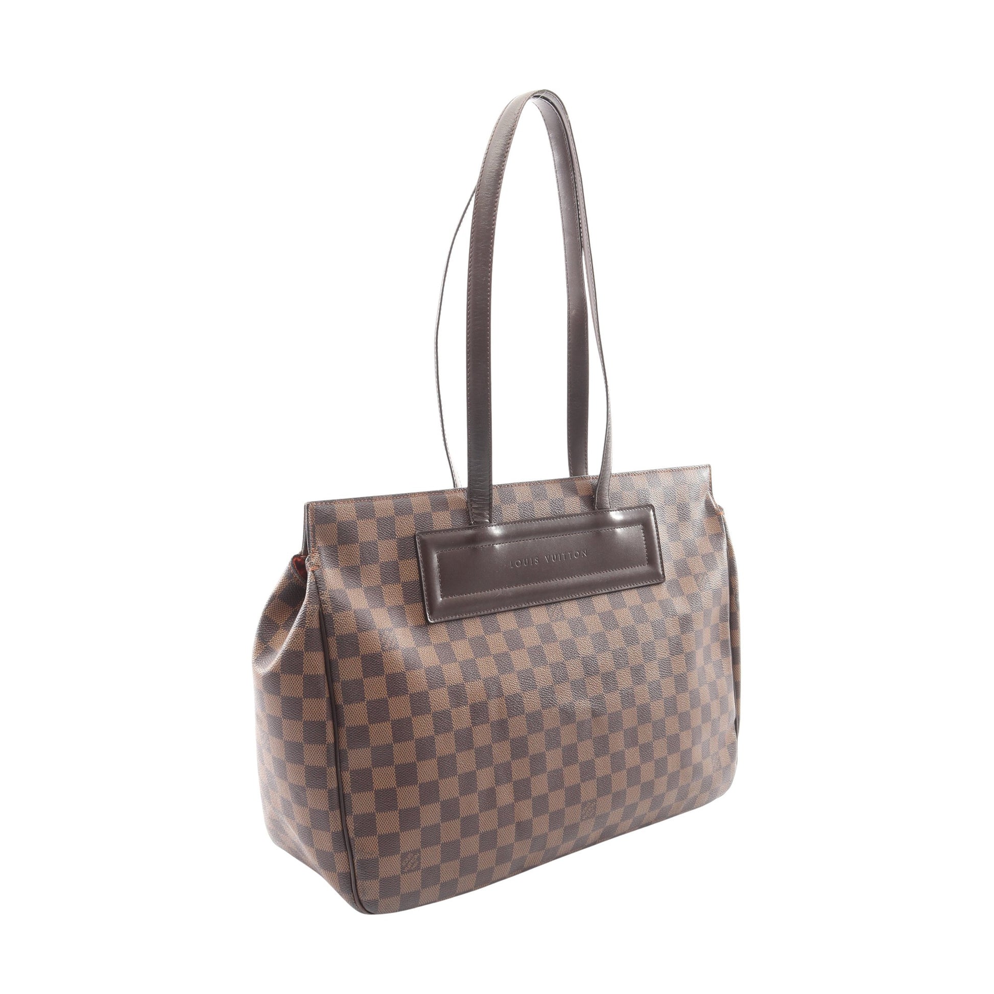 パリオリGM ダミエエベヌ ショルダーバッグ トートバッグ PVC レザー ブラウン ルイヴィトン バッグ LOUIS VUITTON