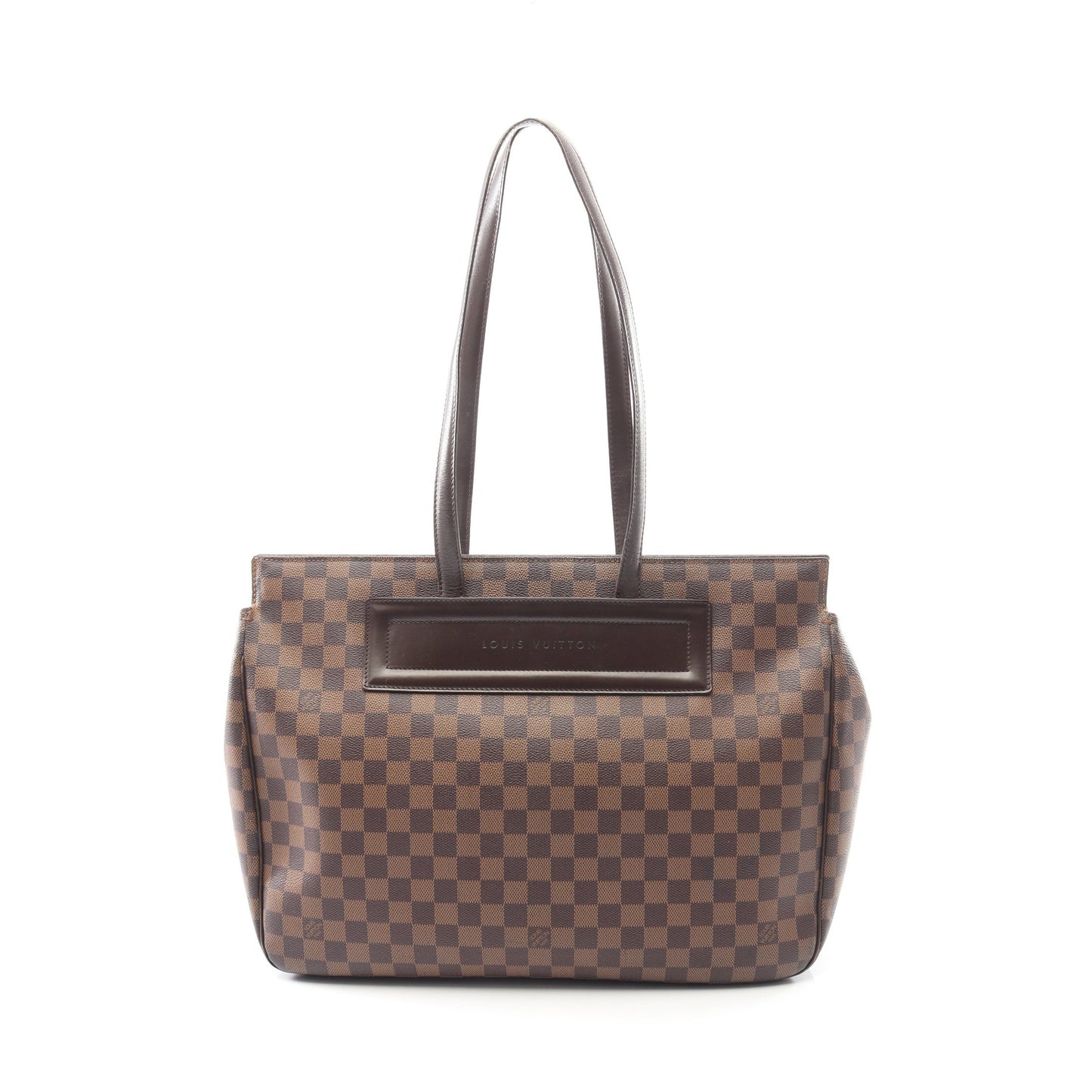 パリオリGM ダミエエベヌ ショルダーバッグ トートバッグ PVC レザー ブラウン ルイヴィトン バッグ LOUIS VUITTON