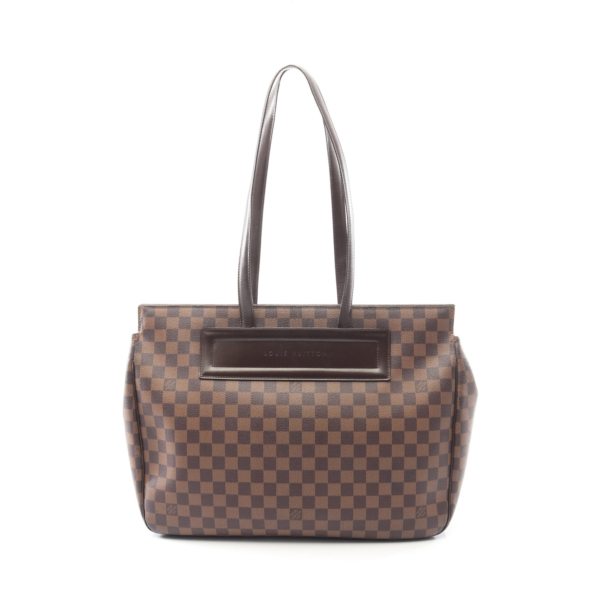 パリオリGM ダミエエベヌ ショルダーバッグ トートバッグ PVC レザー ブラウン ルイヴィトン バッグ LOUIS VUITTON