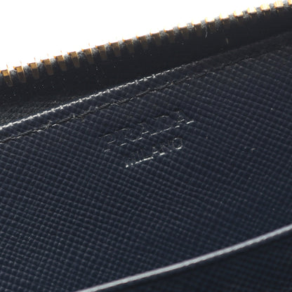 SAFFIANO METAL ラウンドファスナー長財布 サフィアーノレザー ネイビー プラダ 財布・小物 PRADA