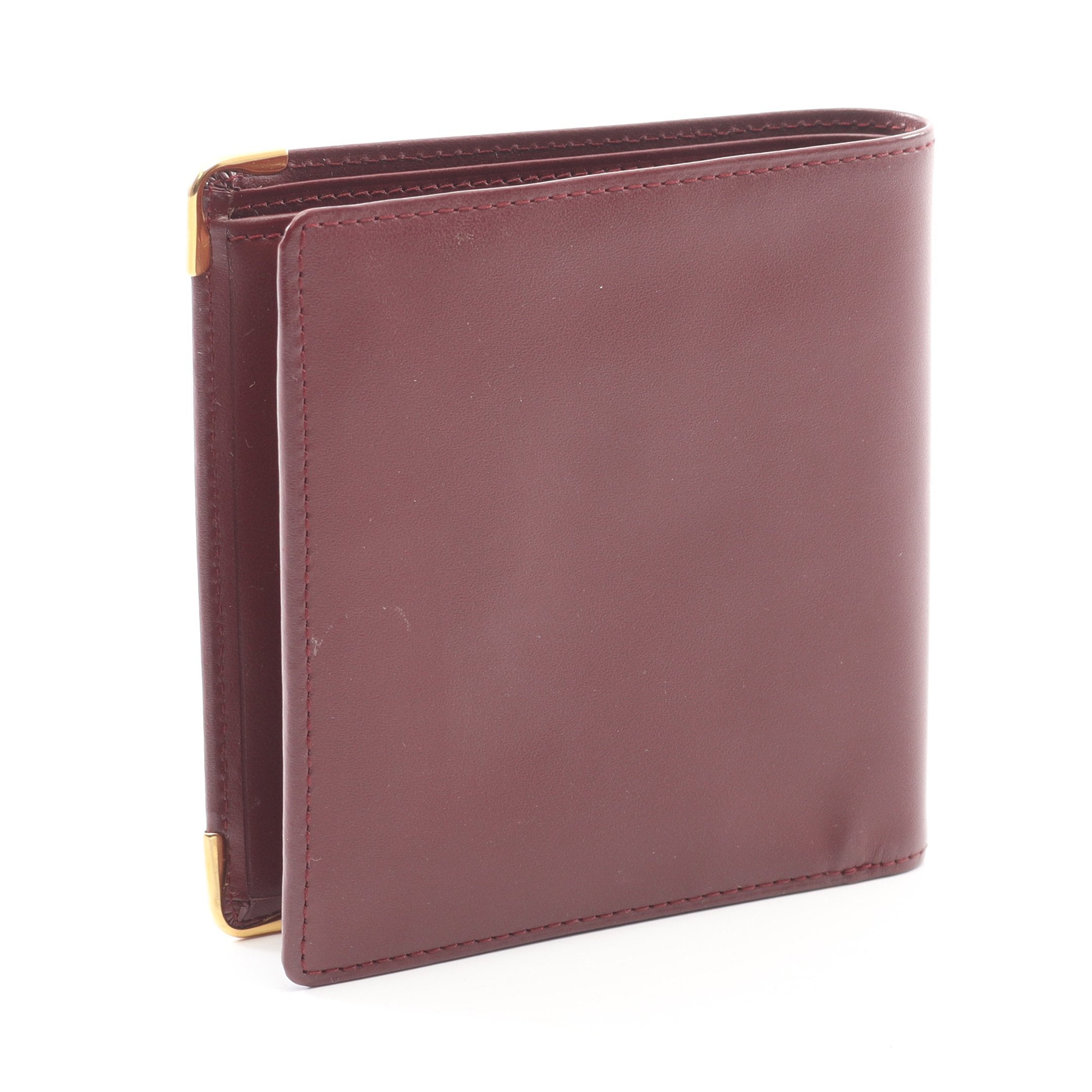 マストライン 二つ折り財布 レザー ボルドー カルティエ – RECLO