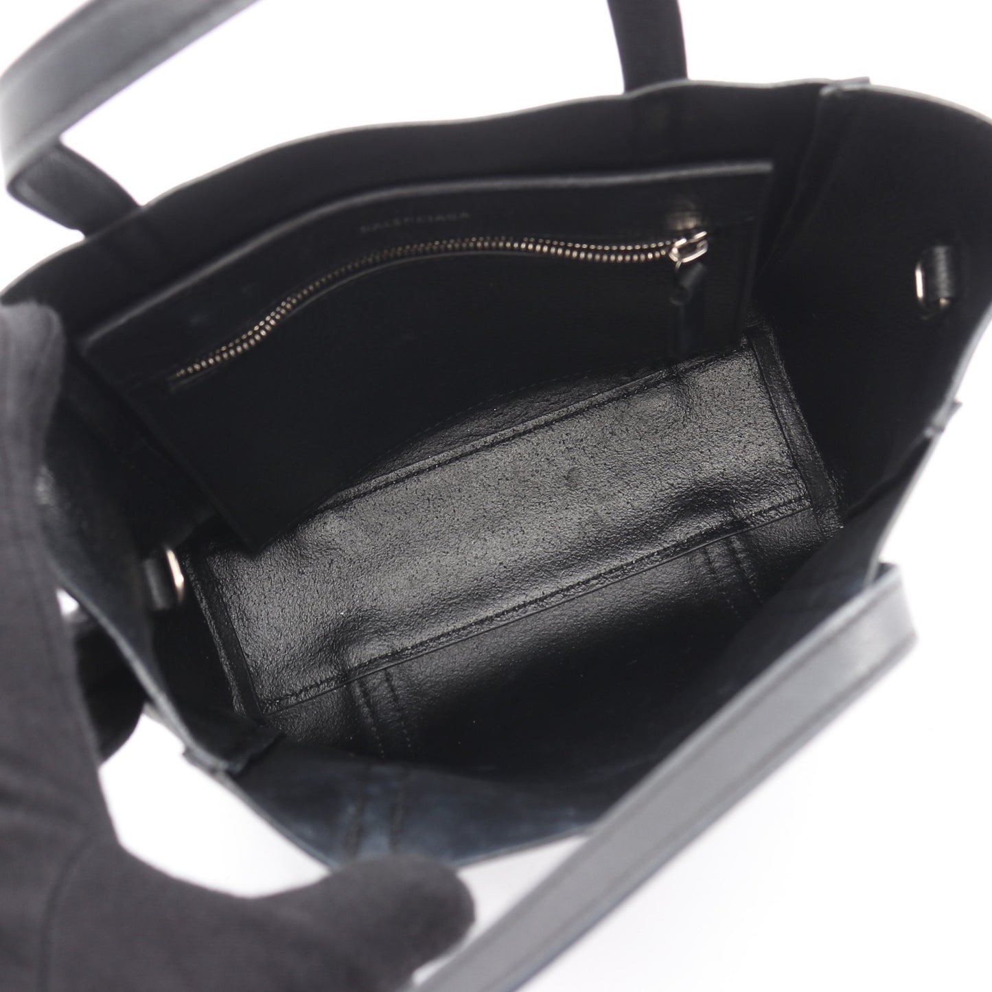 EVERYDAY XXS エブリデイ ハンドバッグ トートバッグ レザー ブラック 2WAY バレンシアガ バッグ BALENCIAGA