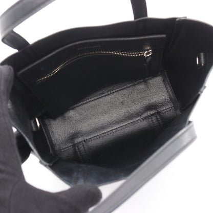 EVERYDAY XXS エブリデイ ハンドバッグ トートバッグ レザー ブラック 2WAY バレンシアガ バッグ BALENCIAGA