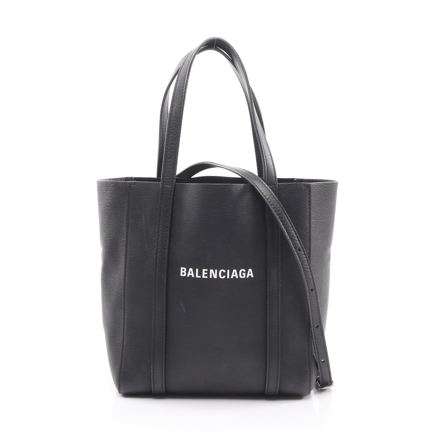 EVERYDAY XXS エブリデイ ハンドバッグ トートバッグ レザー ブラック 2WAY バレンシアガ バッグ BALENCIAGA