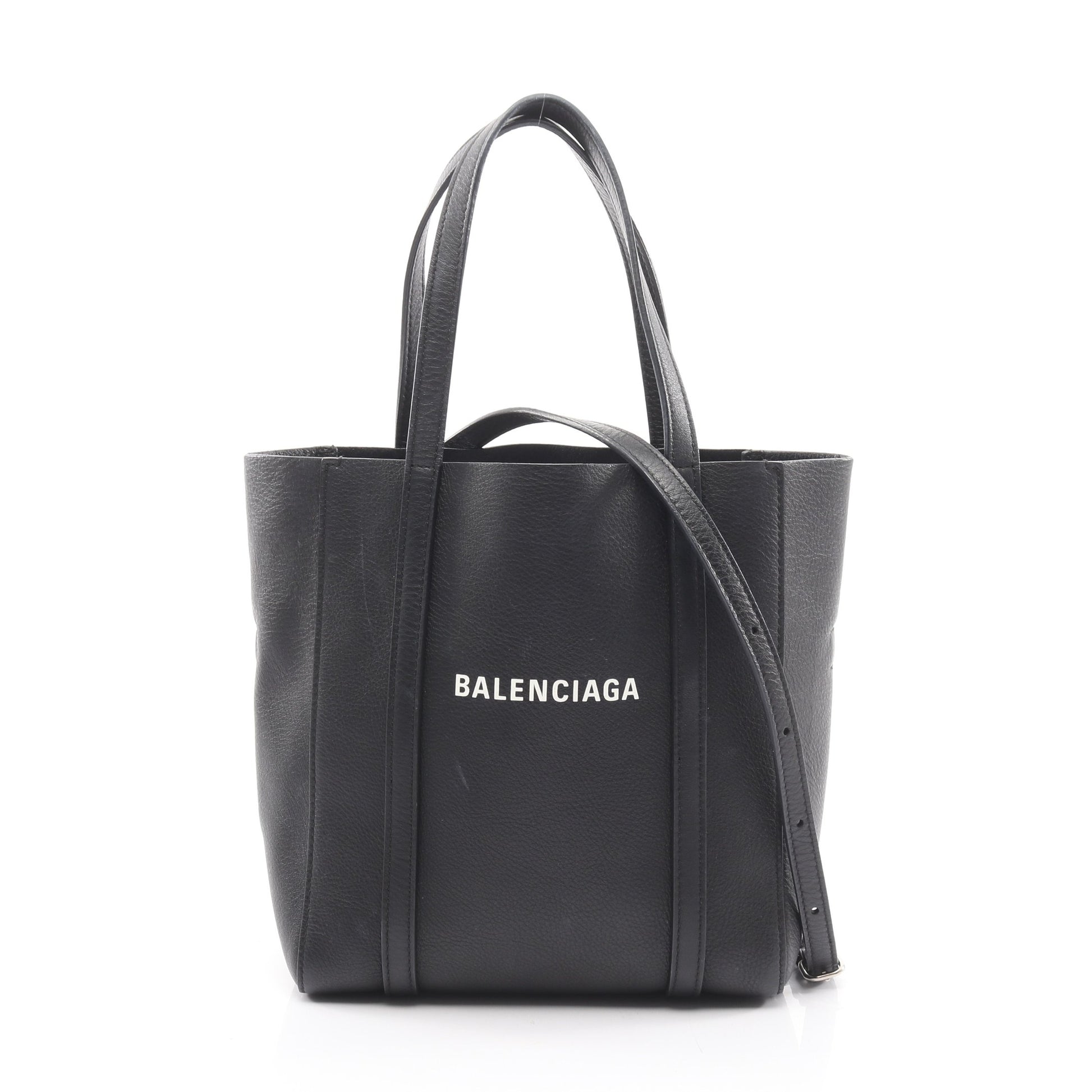 EVERYDAY XXS エブリデイ ハンドバッグ トートバッグ レザー ブラック 2WAY バレンシアガ バッグ BALENCIAGA