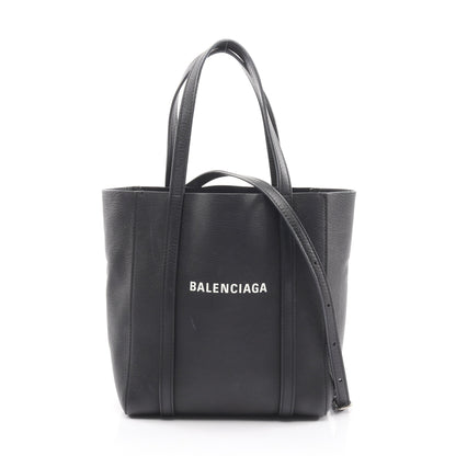 EVERYDAY XXS エブリデイ ハンドバッグ トートバッグ レザー ブラック 2WAY バレンシアガ バッグ BALENCIAGA