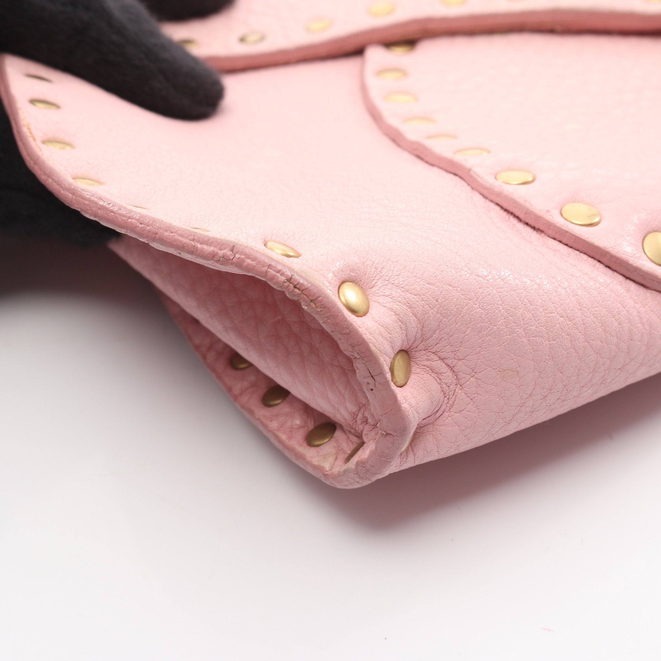 ハンドバッグ スタッズ レザー ピンク セリーヌ – RECLO